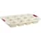 Trudeau® Structure Silicone™ 12-Cavity Confetti Fuchsia Brownie Pan